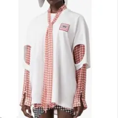 ■希少■ バーバリー オーバーサイズ カットアウト Tシャツ 白 XS