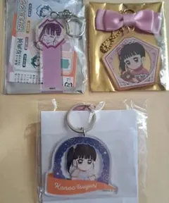 【纏め売り】鬼滅の刃 アクリルキーホルダー 栗花落カナヲ 3点