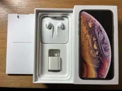 iPhone XS 空箱 純正箱 付属品あり イヤホン 充電アダプタ付き
