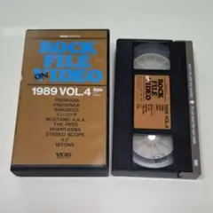 VHS ミュージックビデオテープ　ROCK FILE ON VIDEO