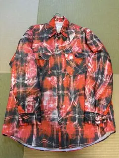 doublet MIRAGE PRINTED CHECKED SHIRT