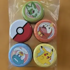 【希少】2001年 小学校コミックス 缶ケース 缶バッジ コナン ポケモン 名探偵コナン 小学館コミックフェア 2001年 年代物 缶バッジセット
