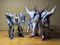 ガンプラ HG ペーネロペー＆クスィーガンダム 完成品のサムネイル