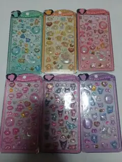 2026年 新作サンリオ うるちゅる風ポップシール6枚セット 最後のsetです