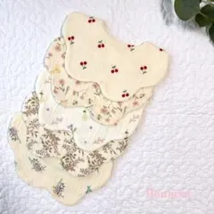 [No.21] ベビースタイおしゃれよだれかけもくもくスタイ5枚セット