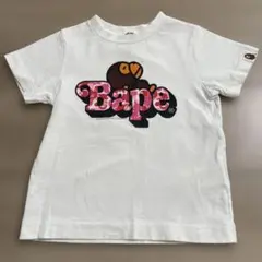 Bape Kids ホワイト Tシャツ 100