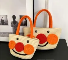 アンパンマン　大・小　かごバッグ2点