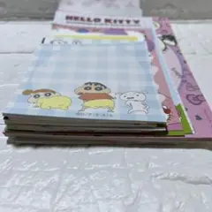 サンリオなどバラメモセット　各2枚づつの100枚以上