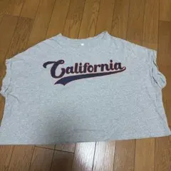 COCA California ロゴプリント 半袖Tシャツ グレー Mサイズのサムネイル