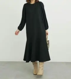 【新品】ELENCARE DUE　グリーンパークス　マーメイド切替ワンピース