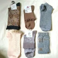 レディース　靴下　ソックス　足袋　セット 6足