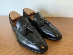 カルミナタッセルローファー ブラック レザー ドレスシューズのサムネイル