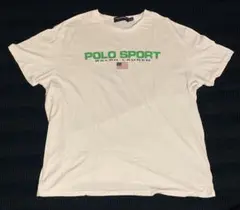 POLO SPORT Ralph Lauren ロゴ Tシャツ 白 XXL