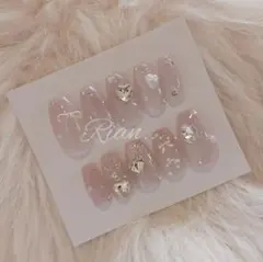 sale 量産型 ニュアンス ちゅるん ショートバレリーナ 韓国 ネイルチップ
