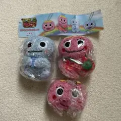 ざわざわ森のがんこちゃん　ぬいぐるみボールチェーン　3つセット