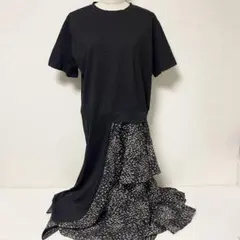 RADIATE ラディエイト アシンメトリー レオパード フリル ワンピース