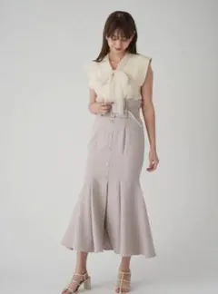 希少　スナイデル　フロントボタンマーメイドスカートフレアスカート