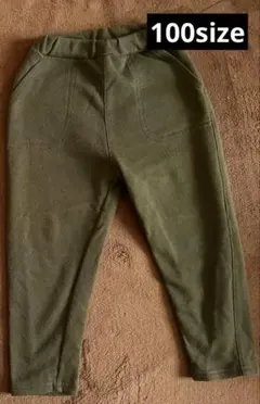 100size⭐️オリーブグリーンの長ズボン