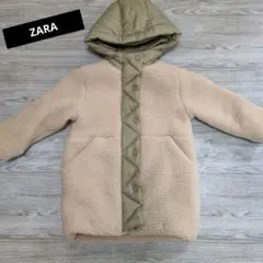 【KIDS】ZARA フード　ボアジャケット　6歳相当