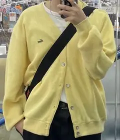 【この春大活躍！】USA製 IZOD ラコステ アクリルカーディガン XL