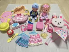 リリィちゃん あおくん 人形セット おもちゃ 服とアクセサリー付き まとめ売り