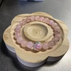 ローズクォーツ ビーズブレスレット