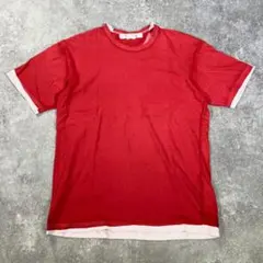 01ss JYUYA WATANABE MAN 　半袖Tシャツ　L レイヤード風のサムネイル