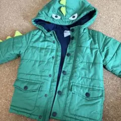 恐竜デザイン中綿コート 3T