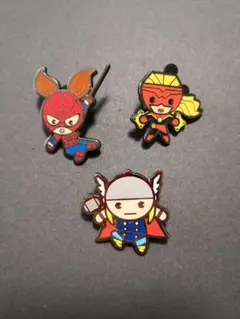 ◇海外ディズニーランド ピンバッチ　マーベルセット◇