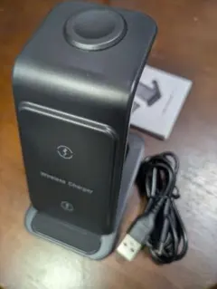3in1 ワイヤレス充電器 スタンド型 新品