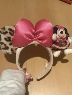 ミニー・マウス ヒョウ柄カチューシャ平成