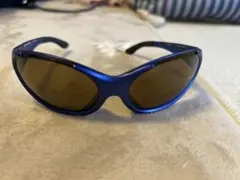 スポーツスタイル サングラス 青 ブラウンレンズのサムネイル