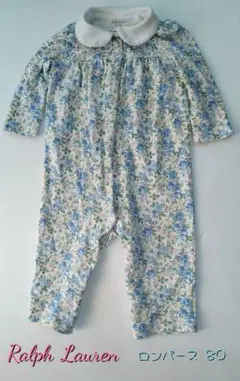 Ralph Lauren ラルフ・ローレンベビー 花柄ロンパース 80
