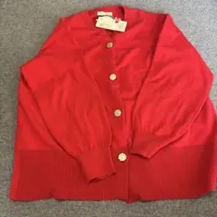 SHOO LA RUE 赤 M カーディガン