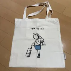 韓国　トートバッグ キャンバス　白　illustrated by sihoのサムネイル