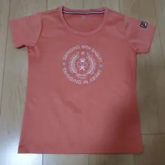 FILA テニス Tシャツ Mサイズ オレンジ