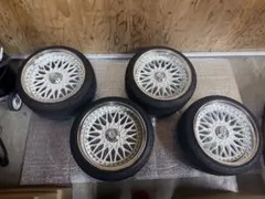 希少 AME SHALLEN 深リム17インチ 4本セット センターキャップ付き