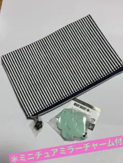 ★おまけ付★マリークヮント　ストライプ　ポーチ