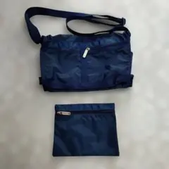 【美品】LeSportsac　ショルダーバッグ（ネイビー）のサムネイル