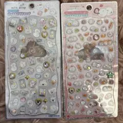ジュエルプチドロップステッカーシールmilk drop DAIFUKU2点セット