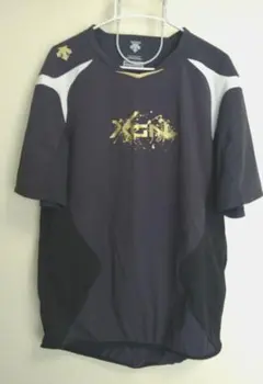 DESCENTE XGN 練習用ウェア 半袖 ネイビーのサムネイル