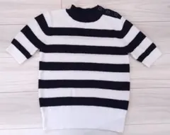 ユニクロ　コントワーデコトニエ　リネンブレンドセーター/5分袖　サイズM