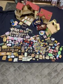 希少　シルバニアファミリー ☆ 大量まとめ売り☆ お人形家具お店雑貨お家車etc