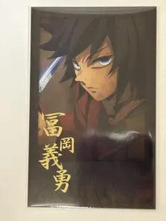 チェキ風ブロマイド　おすそ分けポストカード3枚　　　 セット　冨岡義勇