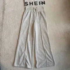 SHEIN グレー ワイドスウェットパンツS