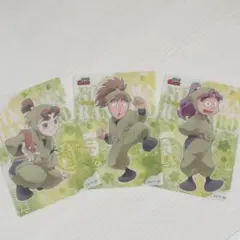 忍たま乱太郎　クリアカードコレクションガム　３年生３枚セット　未使用