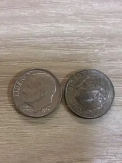 アメリカ　ダイム 2枚セット