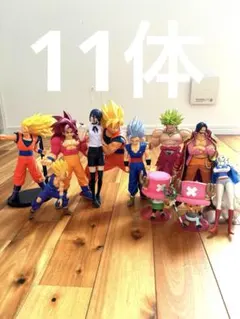 ワンピース ドラゴンボール フィギュア11体 まとめ売り - メルカリ