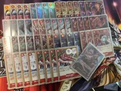 ワンピースカード 赤レイリー フルパラ デッキ 調整パーツ付き