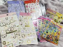 【即購入OK】サンリオ箔押し ホログラム シール12点セット販売 ハローキティ